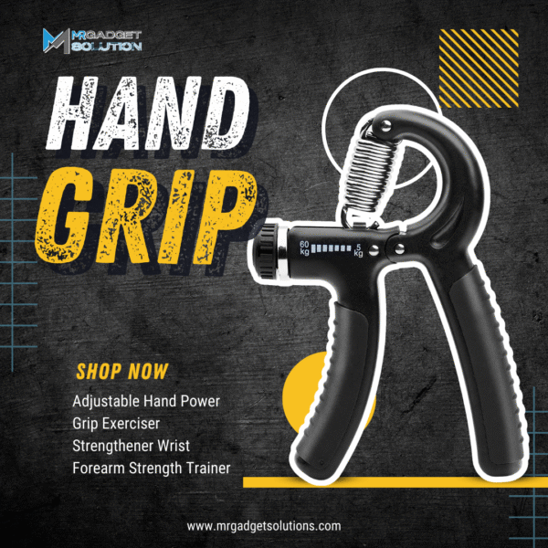 Adjustable Hand Power Grip Exerciser Strengthener Wrist Forearm Strength Trainer