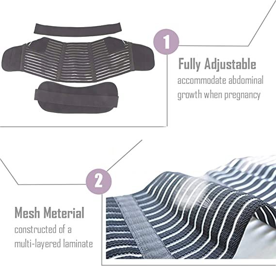 UK Maternity Pregnancy Belt Lumbar Back Support Waist Band Belly Bump Brace
