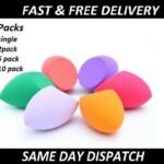 MAKE UP BLENDER CUT SHAPE BLENDING FOUNDATION SPONGE UK SELLER
