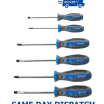 Silverline Assorted Screwdriver Set Slotted Phillips 6 Piece General Purpose