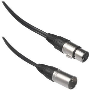 XLR Microphone Cable Lead 3 Pin Male to Female Patch Mic - 1M