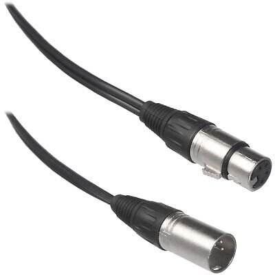 XLR Microphone Cable Lead 3 Pin Male to Female Patch Mic - 1M