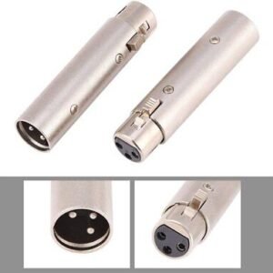 XLR 3 Pin Male to XLR 3 Pin Female Cable Adapter Gender Changer Coupler