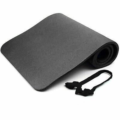 10mm Yoga Mat Gymnastic Workout Non-Slip Exercise Physio Pilates 180x60cm