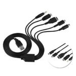 5 in 1 Gaming Cable For NDS, NDSL, PSP, 3DS, NDSi Fast Charging Cable Multi-Interface Design