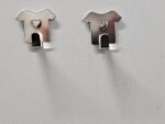 6x Self Adhesive Hooks Hanger Sticky On Wall Door Rope Tea Towel Stainless Steel