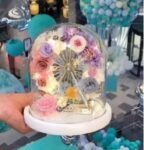 Handmade Real Glass Roses Ferris Wheel, Flower Gifts Handmade Preserved Piece
