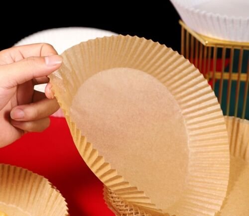 50pcs Air Fryer Disposable Paper Liners Basket Non-Stick Oil-Proof Baking Paper