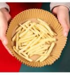 50pcs Air Fryer Disposable Paper Liners Basket Non-Stick Oil-Proof Baking Paper