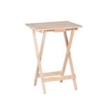 Wooden Folding Snack Table TV Side Laptop Coffee Tea Picnic Camping Home Parties