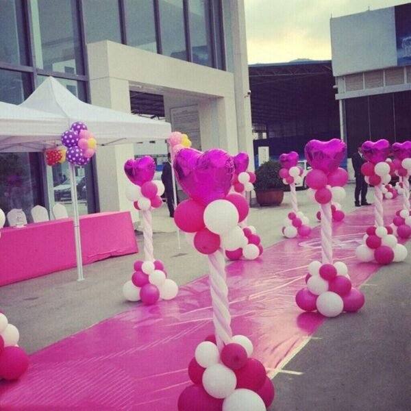 Adjustable Balloon Column Stand Kit Base and Pole Balloon Tower Party Decoration
