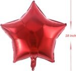 18inch Heart Star Shape Foil Balloons Wedding Decoration & For Birthday Party