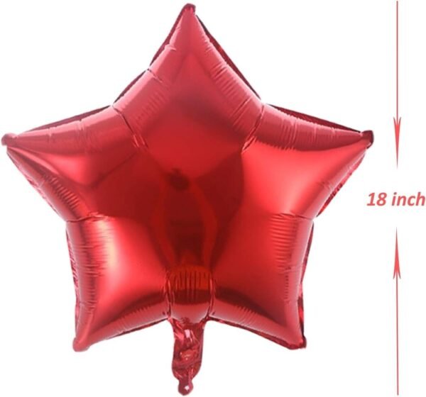 18inch Heart Star Shape Foil Balloons Wedding Decoration & For Birthday Party