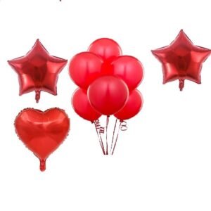 18inch Heart Star Shape Foil Balloons Wedding Decoration & For Birthday Party