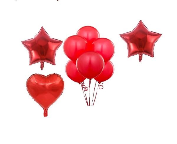 18inch Heart Star Shape Foil Balloons Wedding Decoration & For Birthday Party