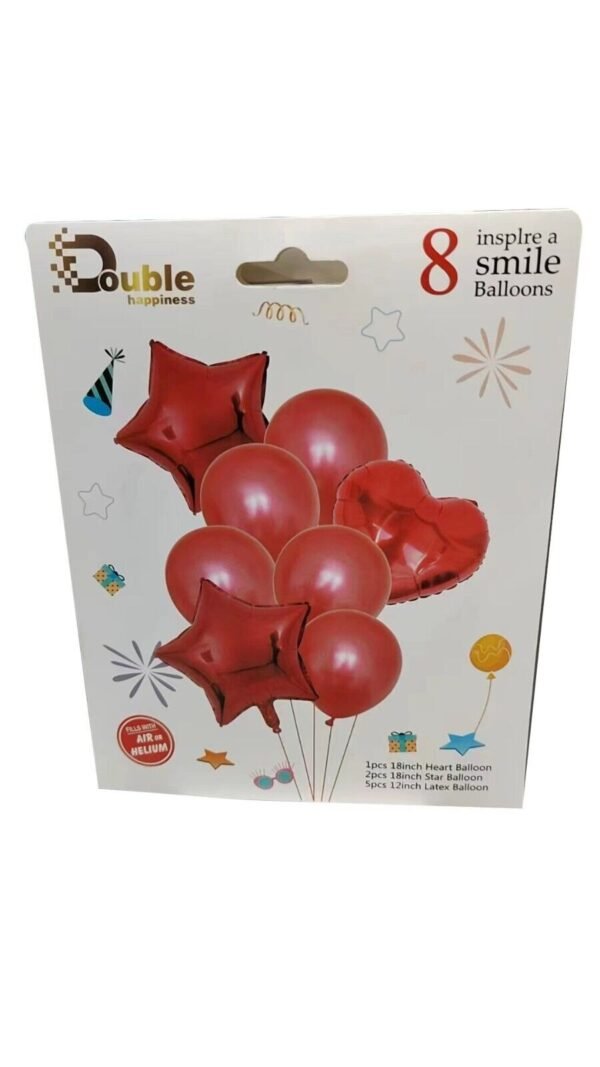 18inch Heart Star Shape Foil Balloons Wedding Decoration & For Birthday Party