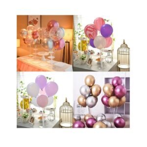 2 x Table Balloon Stand Kit Reusable Balloon Holder For Any Occasion Decoration