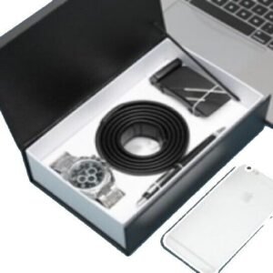 Men's Stylish Gift Box with Watch & Belt for your Loved Once