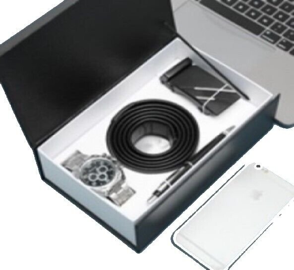 Men's Stylish Gift Box with Watch & Belt for your Loved Once