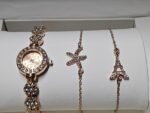 New Ladies Gift Birthday Bracelet wrist Watch Set For Women’s & Girls