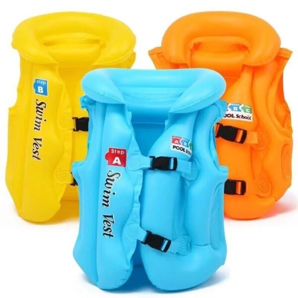 Child Kids Girl Boy Swimming Jackets Floating Swim Aid Vest Pool Inflatable