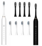 Electric Toothbrush Powerful Cleaning Rechargeable 6 Modes Brush - 4 Heads USB