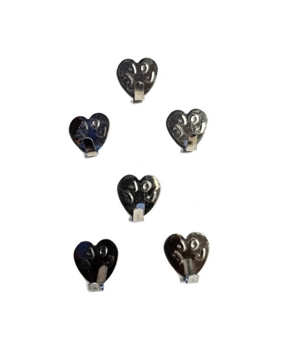 Self Adhesive Hook Strong Sticky Hooks Heavy Duty Wall Seamless Hook – 6 Pack