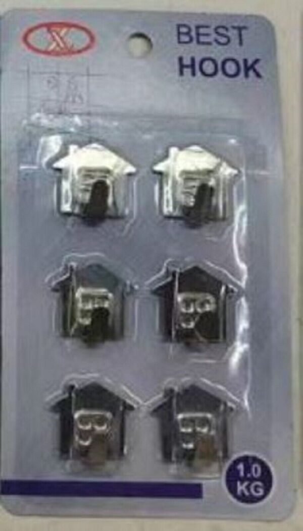 Self Adhesive Hooks Hanger Sticky On Wall Door Rope Tea Towel Stainless Steel