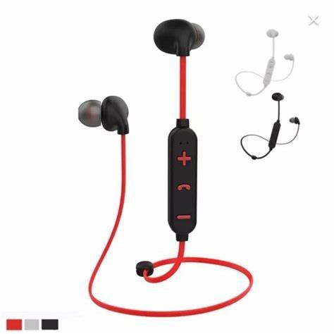Bluetooth Earphone Sports Stereo Sound Wireless in-Ear Earbuds Handsfree with Mic