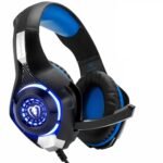 Pro Gaming Headset With Microphone For PS5 PS4 Xbox One X S, Over Ear Wired Headphones For PC