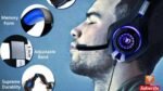Pro Gaming Headset With Microphone For PS5 PS4 Xbox One X S, Over Ear Wired Headphones For PC