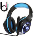 Pro Gaming Headset With Microphone For PS5 PS4 Xbox One X S, Over Ear Wired Headphones For PC