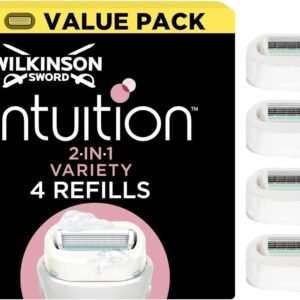WILKINSON SWORD Intuition Ultra Moisture Women'S Blade Refills Pack of 3 plus 1